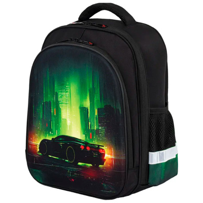 Ранец Зеленый город Brauberg Kids Standard 274428
